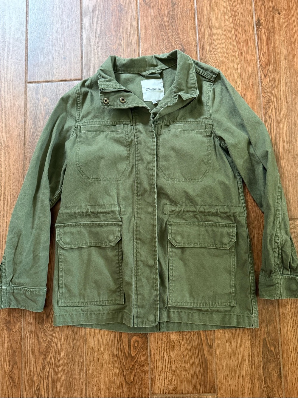 Madewell Women’s Green Utility Jacket Pockets Size XS